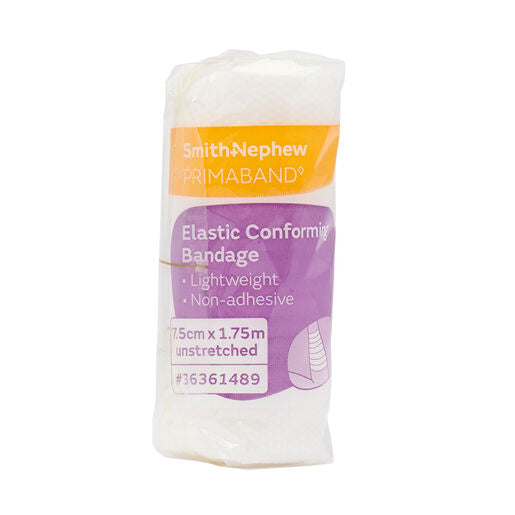 Primaband Conforming Bandage White 7.5cm x 1.75m