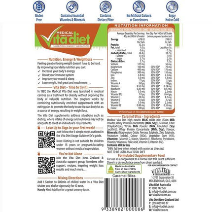 Vita Diet Shake Caramel Bliss Single Sachet