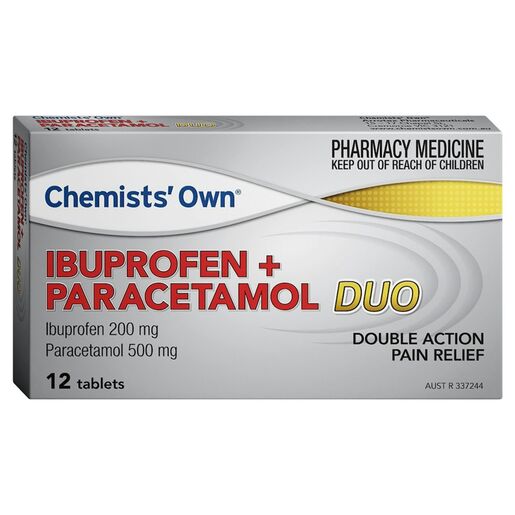 Chemists' Own Ibuprofen Paracetamol Duo Tablets 12