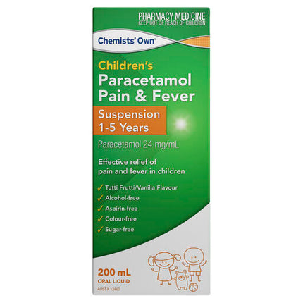 Chemists' Own Childrens Paracetamol 1-5 Years 200ml