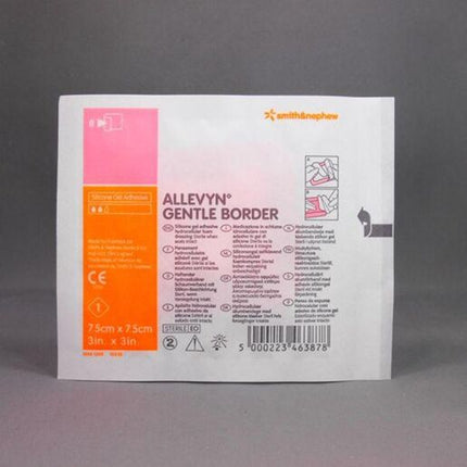 Allevyn Gentle Border 7.5 X 7.5cm Single