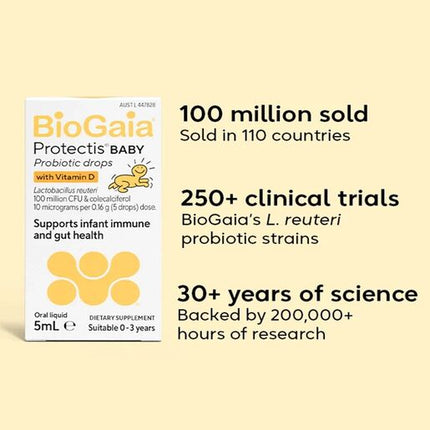 BioGaia Protectis Baby Probiotic Drops Vit D 5mL
