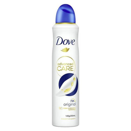 Dove Advanced Care Antiperspirant Deodorant for 72 hours of protection Original Aerosol 250 mL