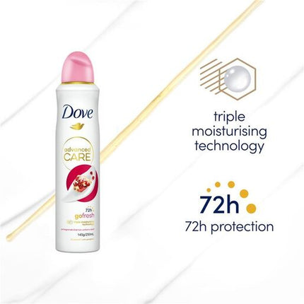 Dove Advanced Care Go Fresh Antiperspirant Deodorant Pomegranate & Lemon Verbena Aerosol 250 mL