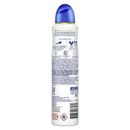 Dove Advanced Care Antiperspirant Deodorant for 72 hours of protection Original Aerosol 250 mL