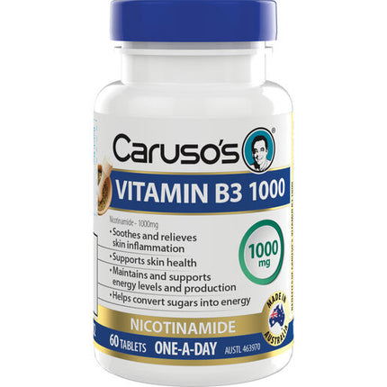 Caruso's Vitamin B3 1000mg 60 Tablets