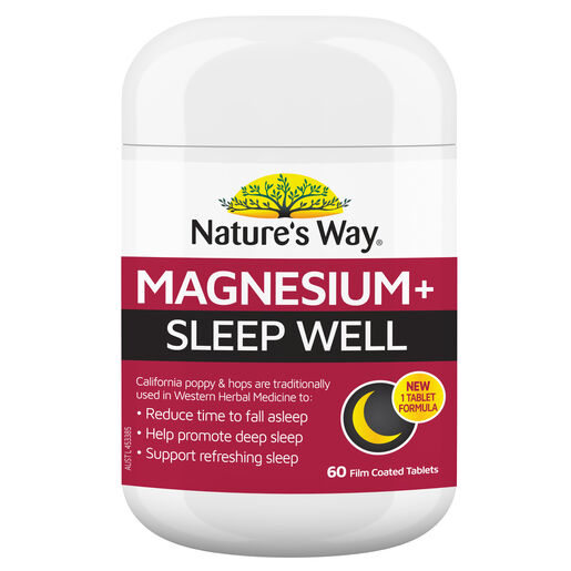 Nature’s Way Magnesium + Sleep Well 60 Tablets