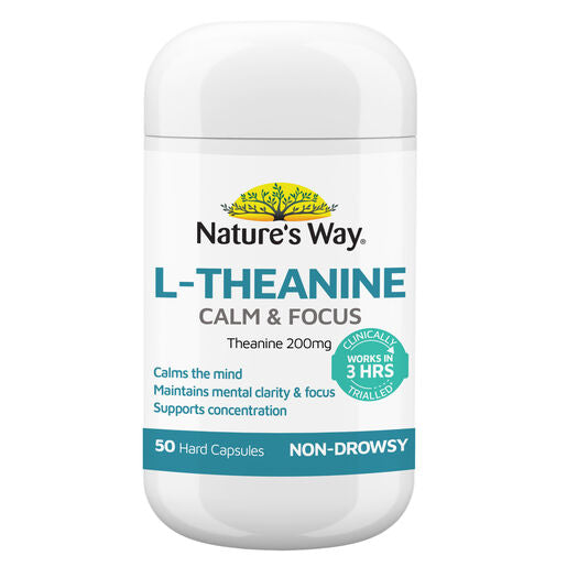 Nature’s Way L-Theanine Calm & Focus 50 Capsules