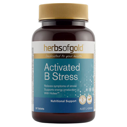 Herbs Of Gold Activated B Stress 30 Tablets