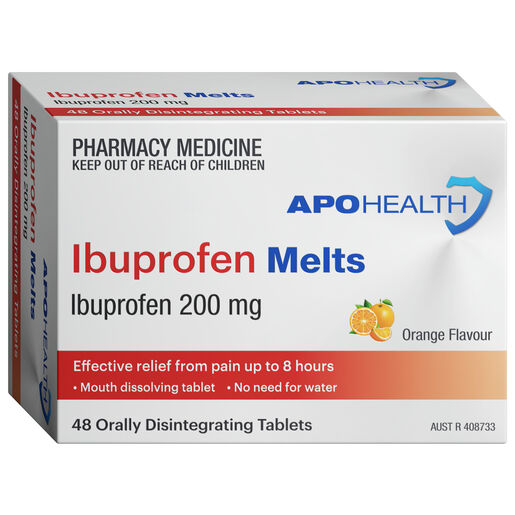 Apohealth Ibuprofen Melts Tablets 48