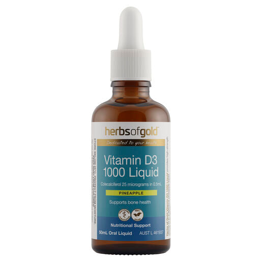 Herbs Of Gold Vitamin D3 50ml Oral Liquid
