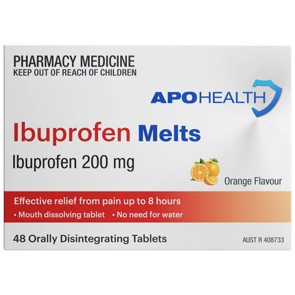 Apohealth Ibuprofen Melts Tablets 48