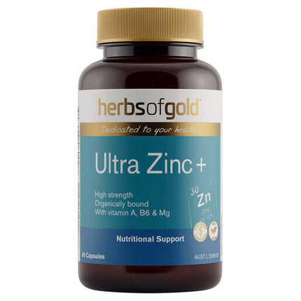 Herbs Of Gold Ultra Zinc + 60 Capsules