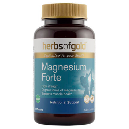 Herbs Of Gold Magnesium Forte 60 Tablets
