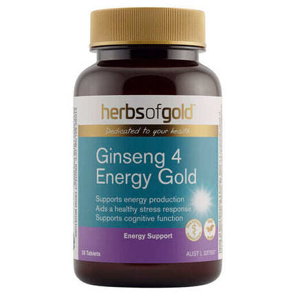 Herbs Of Gold Ginseng Energy Gold 30 Tablets