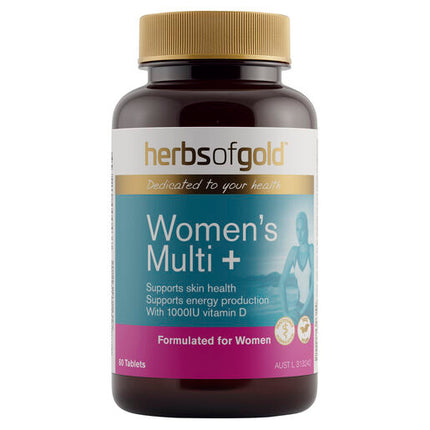 Herbs Of Gold Women's Multi+ 60 Tablets