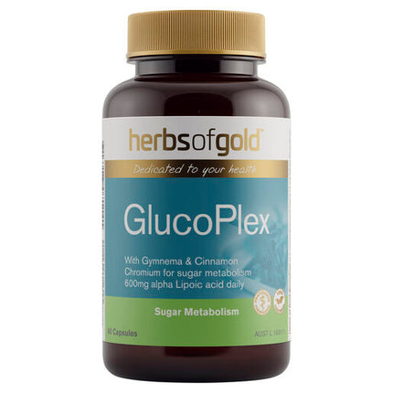 Herbs Of Gold Glucoplex 60 Capsules