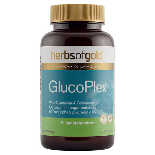 Herbs Of Gold Glucoplex 60 Capsules