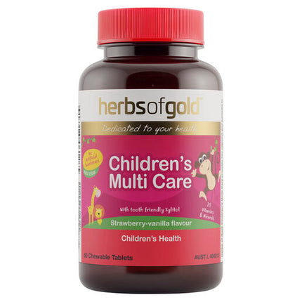 Herbs Of Gold Children's Multi Care Chew 60 Tablets
