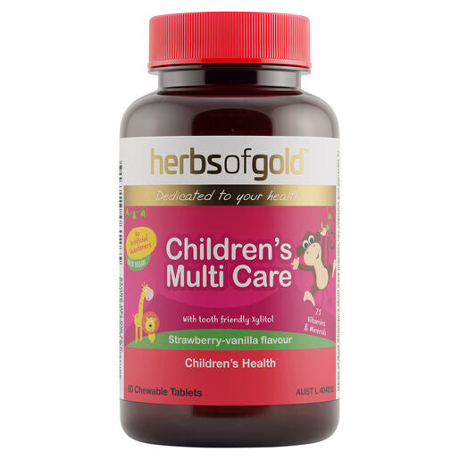 Herbs Of Gold Children's Multi Care Chew 60 Tablets