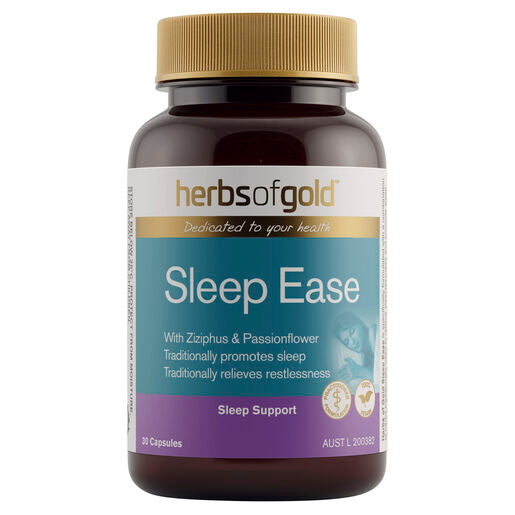 Herbs Of Gold Sleep Ease 30 Vege Capsules