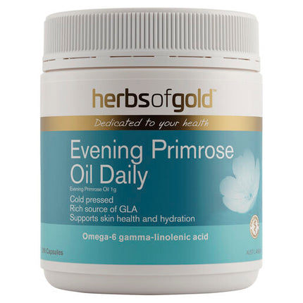 Herbs Of Gold Evening Primrose Oil Daily 200 Capsules