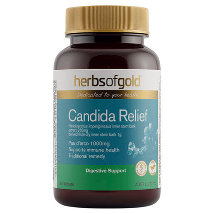 Herbs Of Gold Candida Relief 60 Tablets