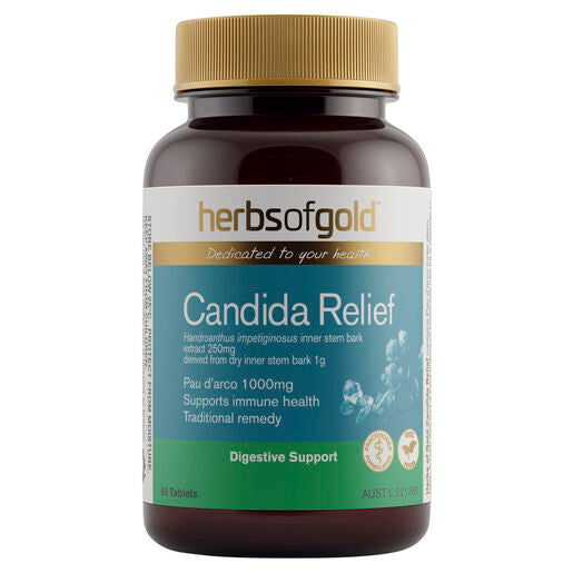 Herbs Of Gold Candida Relief 60 Tablets