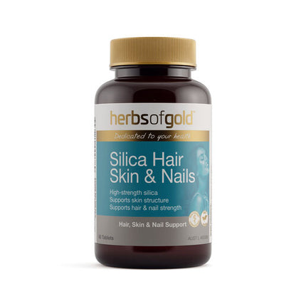Herbs Of Gold Silica Hair Skin And Nails 60 Tablets