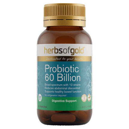 Herbs Of Gold Probiotic 60 Billion 60 Capsules