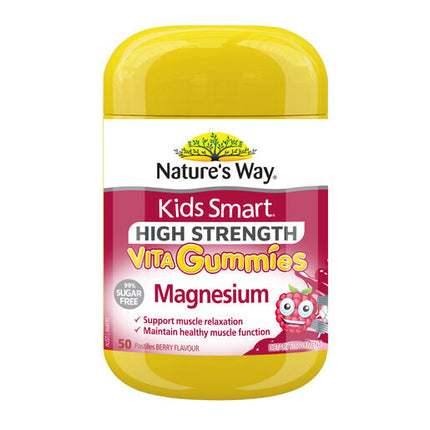 Nature’s Way Kids Smart Vita Gummies High Strength Magnesium 50 Berry Flavoured Pastilles