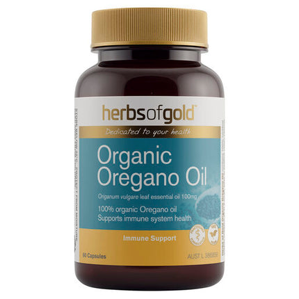 Herbs Of Gold Organic Oregano Oil 60 Capsules
