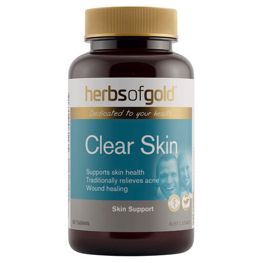 Herbs Of Gold Clear Skin Tablets 60 Capsules