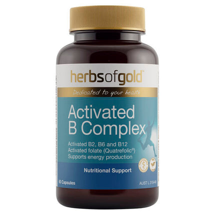 Herbs Of Gold Activated B Complex 60 Capsules