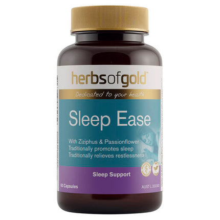 Herbs Of Gold Sleep Ease 60 Vege Capsules