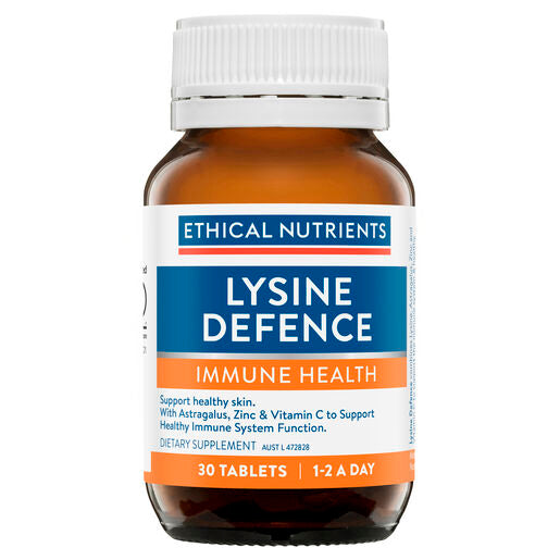 Ethical Nutrients Lysine Defence 30 Tablets