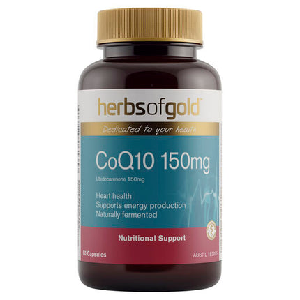 Herbs Of Gold Coq10 150mg 60 Capsules
