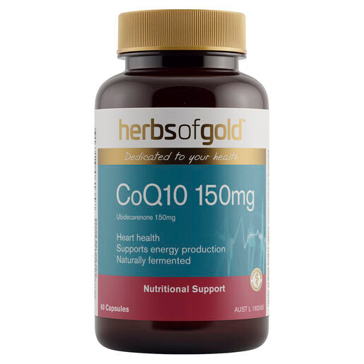 Herbs Of Gold Coq10 150mg 60 Capsules