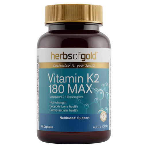 Herbs Of Gold Vitamin K2 180 Max 60 Capsules