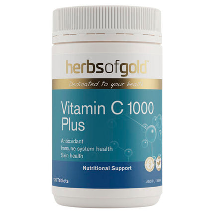 Herbs Of Gold Vitamin C 1000 Plus 120 Tablets