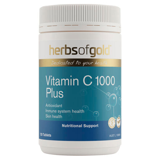 Herbs Of Gold Vitamin C 1000 Plus 120 Tablets