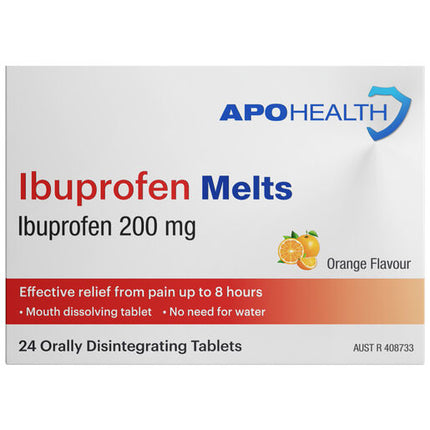 Apohealth Ibuprofen Melts Tablets 24