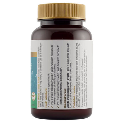 Herbs Of Gold Candida Relief 60 Tablets