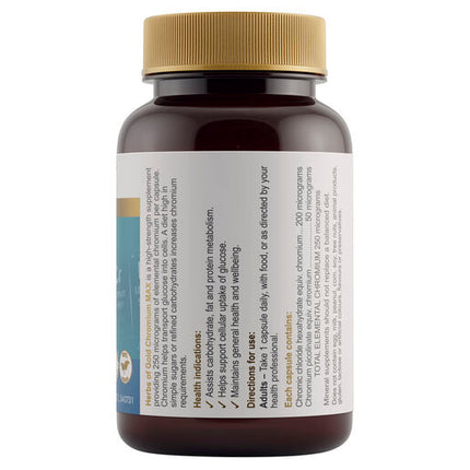 Herbs Of Gold Chromium Max 60 Capsules