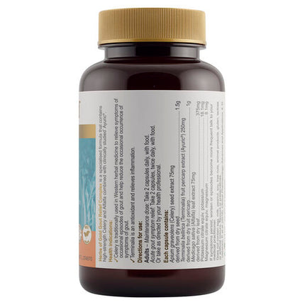 Herbs Of Gold Gout Relief Complex 60 Vege Capsules