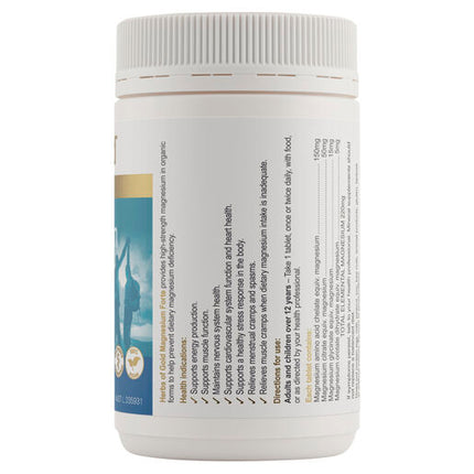 Herbs Of Gold Magnesium Forte 120 Tablets