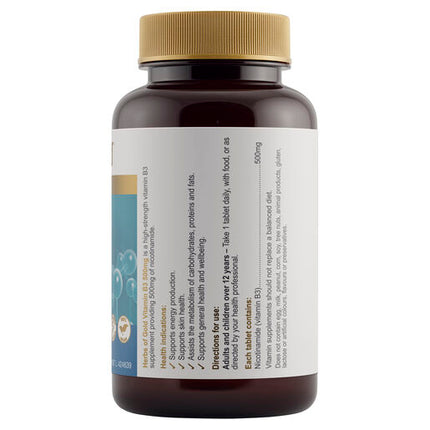 Herbs Of Gold Vitamin B3 500mg 60 Tablets