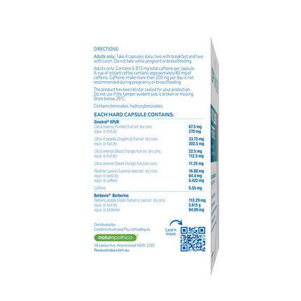 Naturopathica FBX Optimizer Fat Loss Forte 60 Hard Capsules