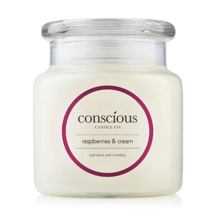 Conscious Candles Essentials Raspberries & Cream 510g