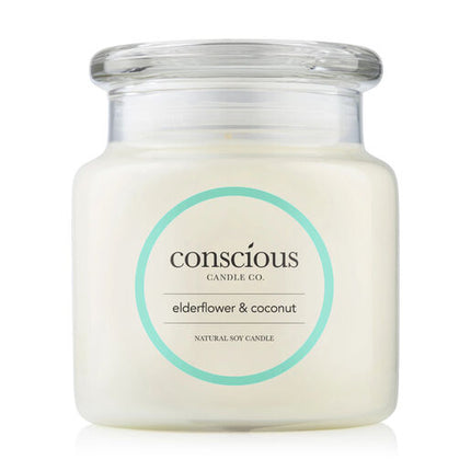 Conscious Candles Essentials Elderflower & Coconut 510g